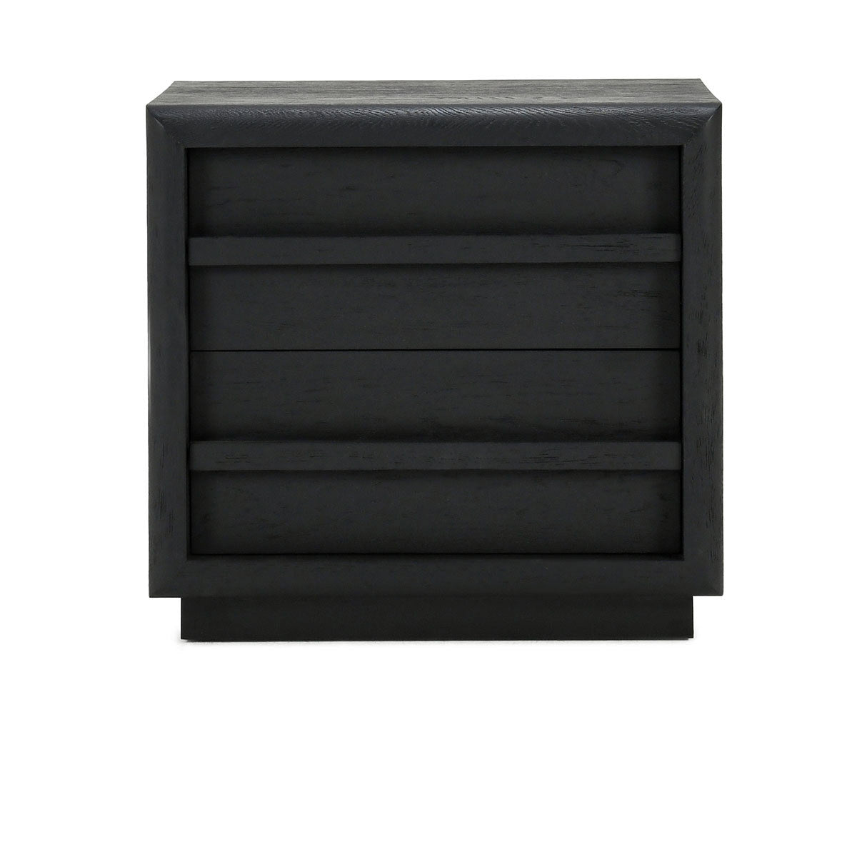 Sedona Solid Wood 2Dwr Nightstand - Black