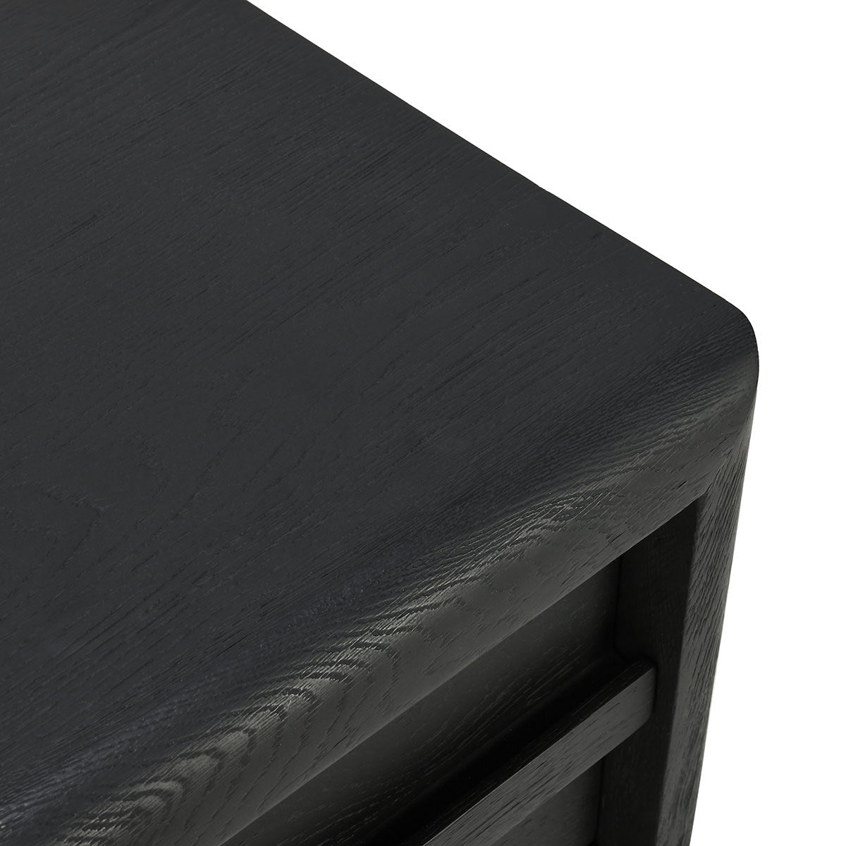 Sedona Solid Wood 2Dwr Nightstand - Black