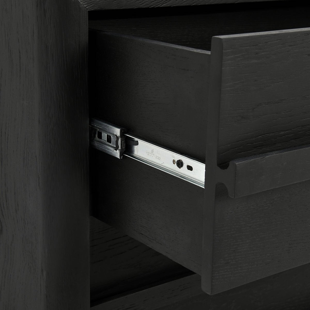 Sedona Solid Wood 2Dwr Nightstand - Black
