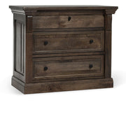Adelaide Solid Wood 3Dwr Nightstand - Cocoa Brown