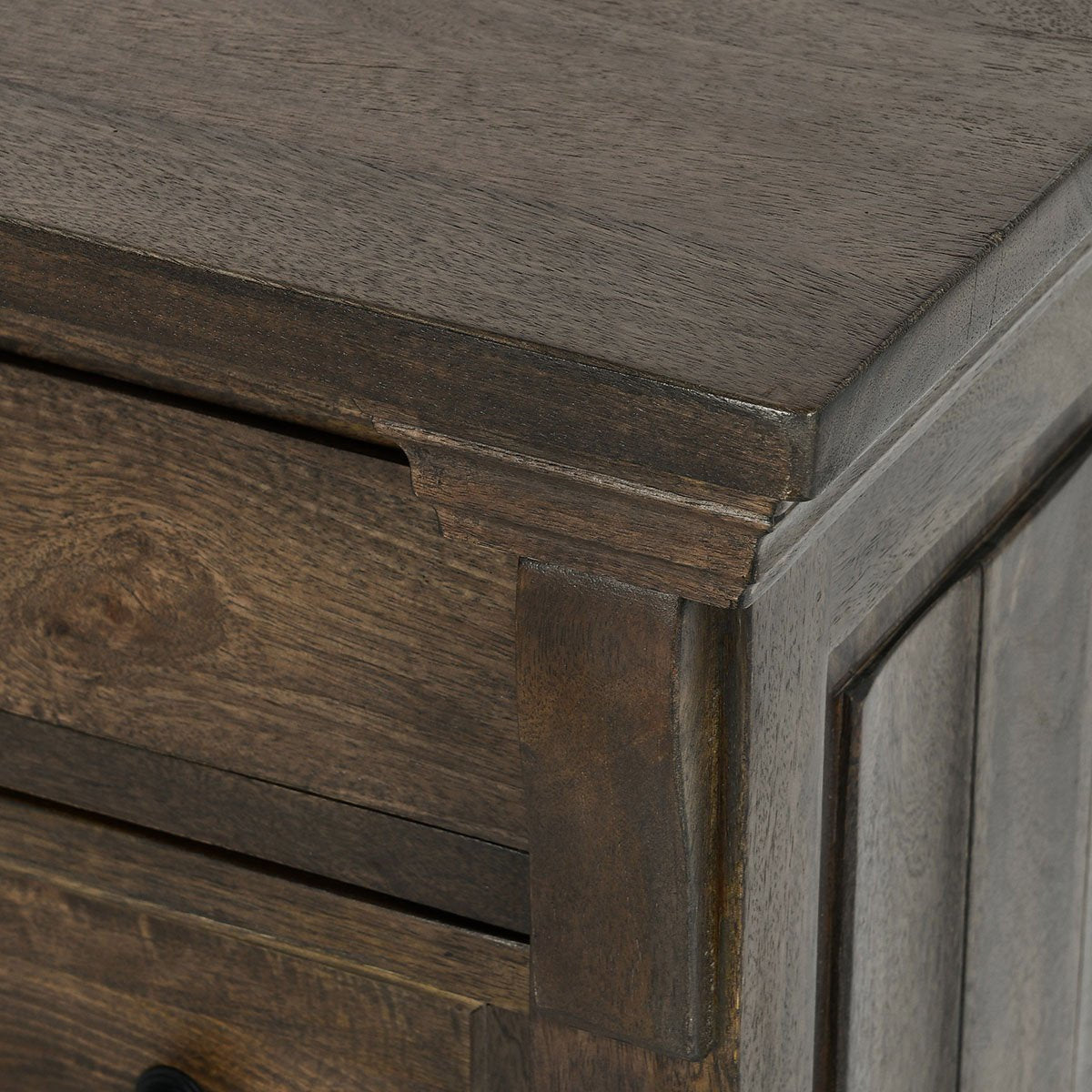 Adelaide Solid Wood 3Dwr Nightstand - Cocoa Brown