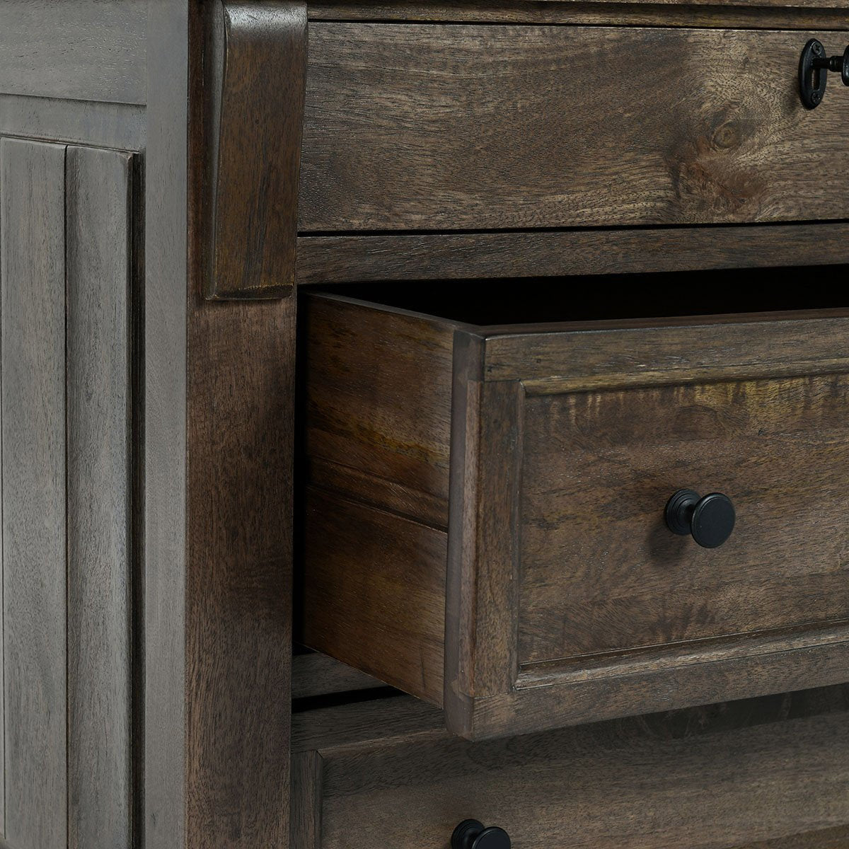 Adelaide Solid Wood 3Dwr Nightstand - Cocoa Brown
