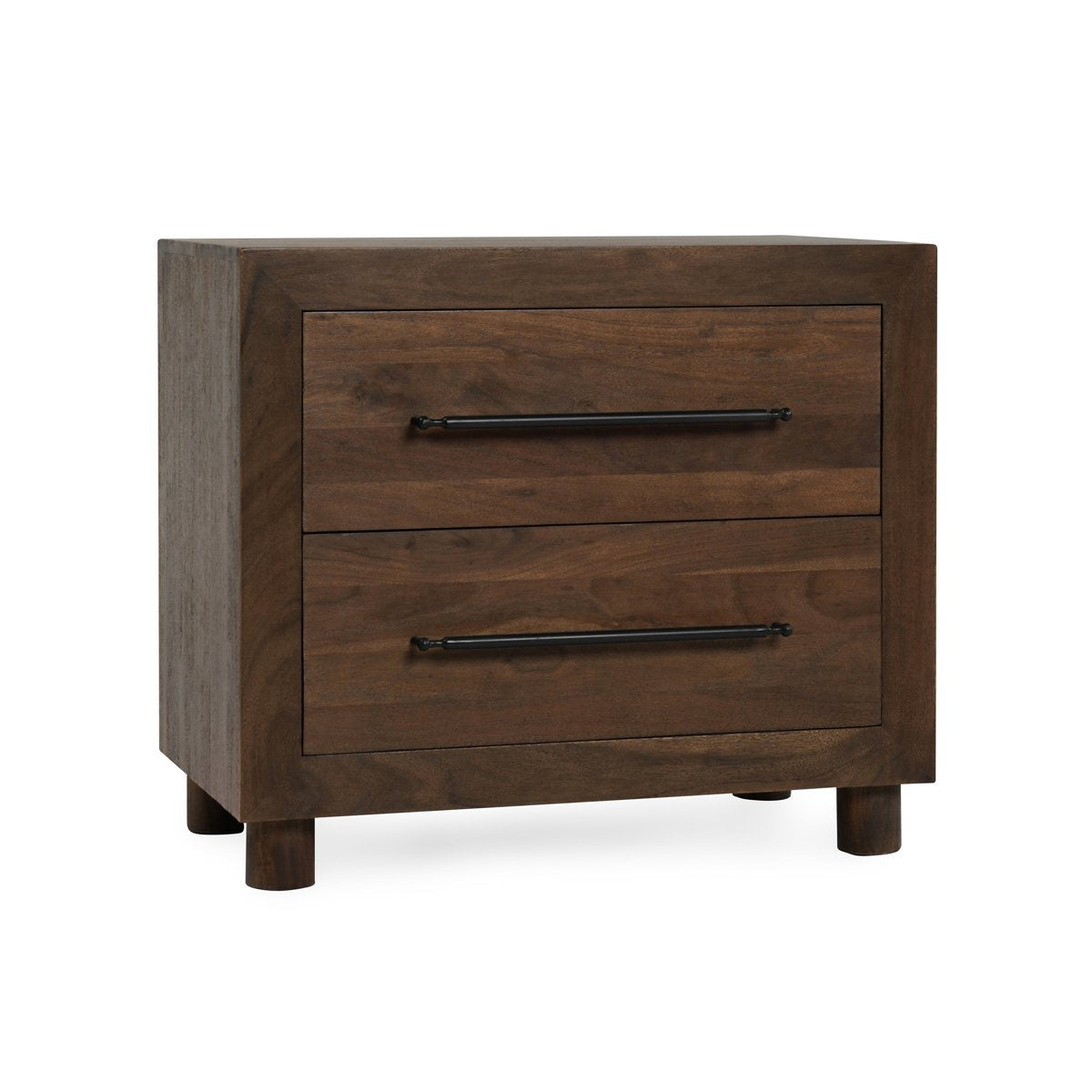 Jaxon 2 Drawer Nightstand - Harvest Brown - Cocoa Brown