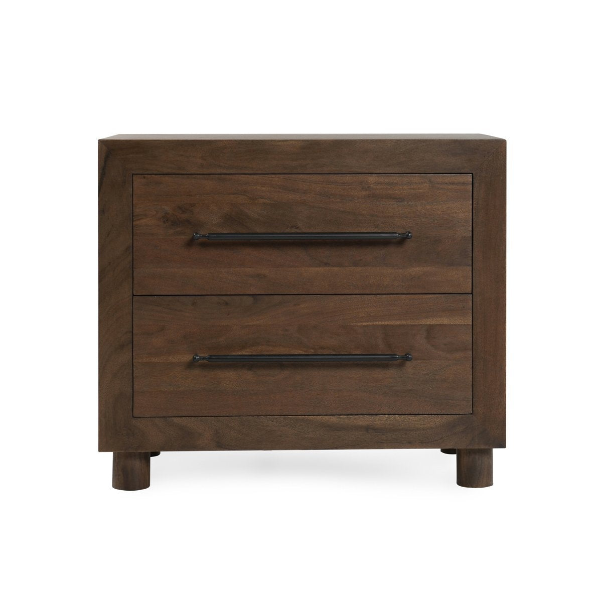 Jaxon 2 Drawer Nightstand - Harvest Brown - Cocoa Brown