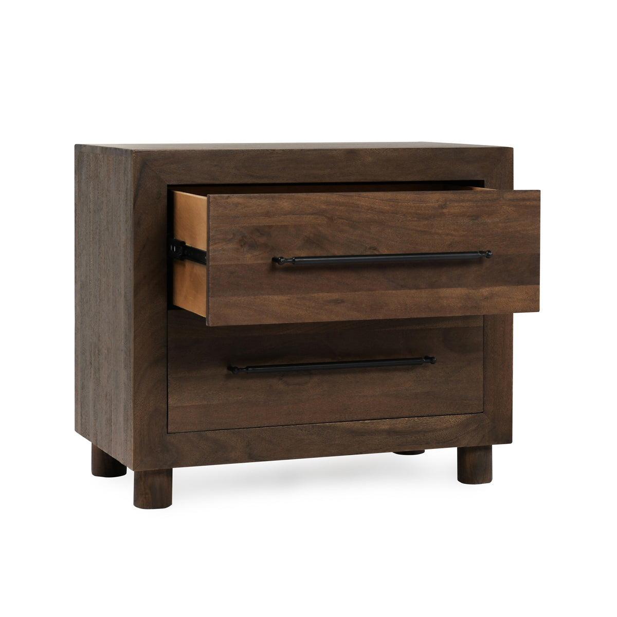 Jaxon 2 Drawer Nightstand - Harvest Brown - Cocoa Brown