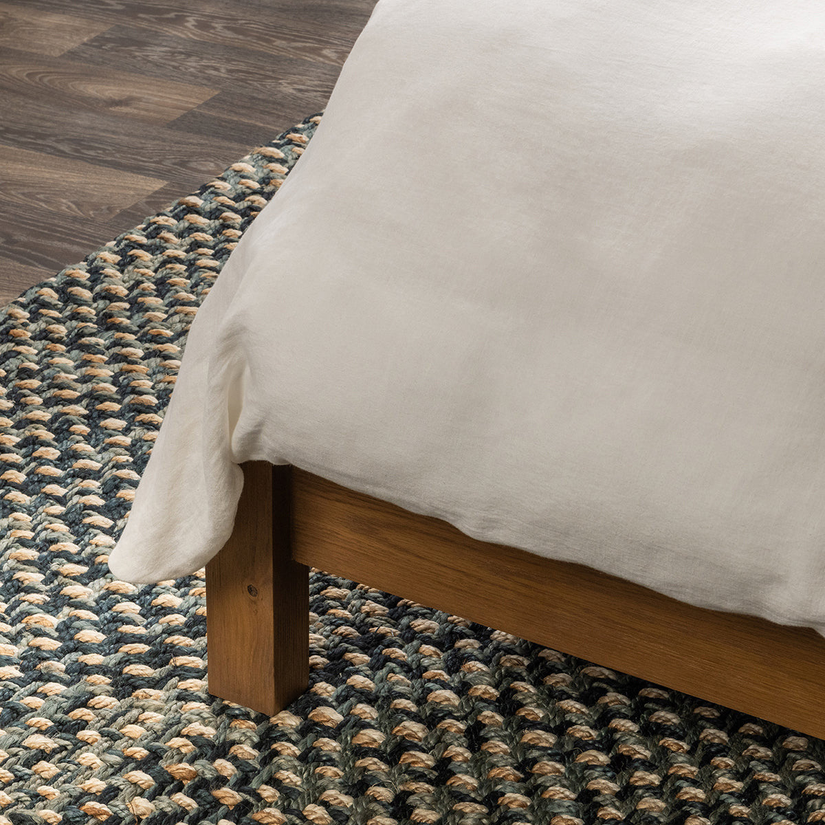 Santa Clara Solid Wood Bed - Caramel Brown