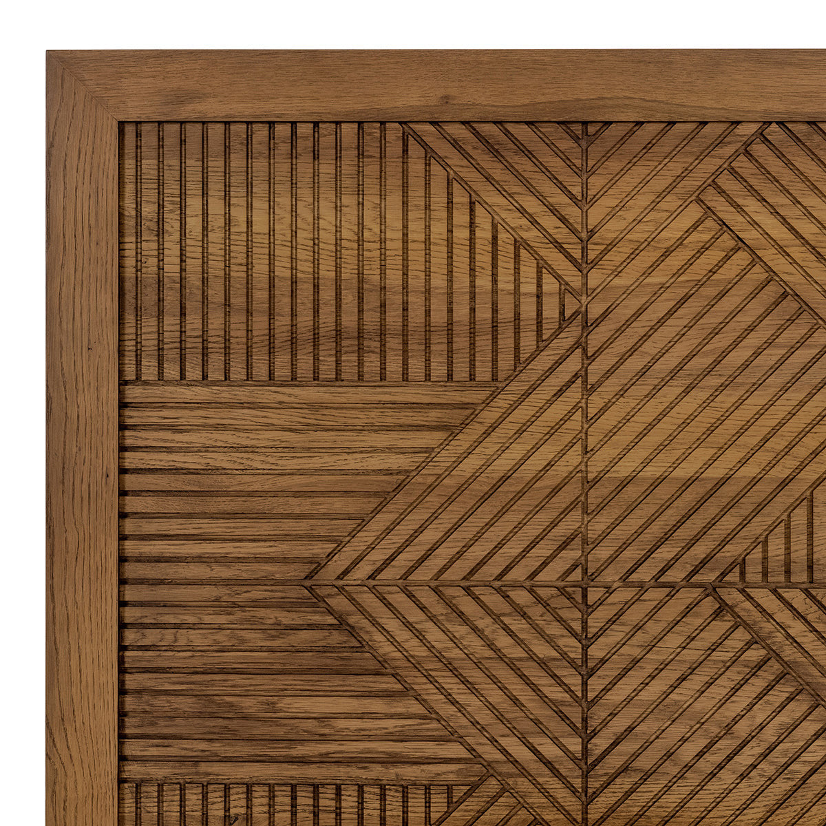 Santa Clara Solid Wood Bed - Caramel Brown