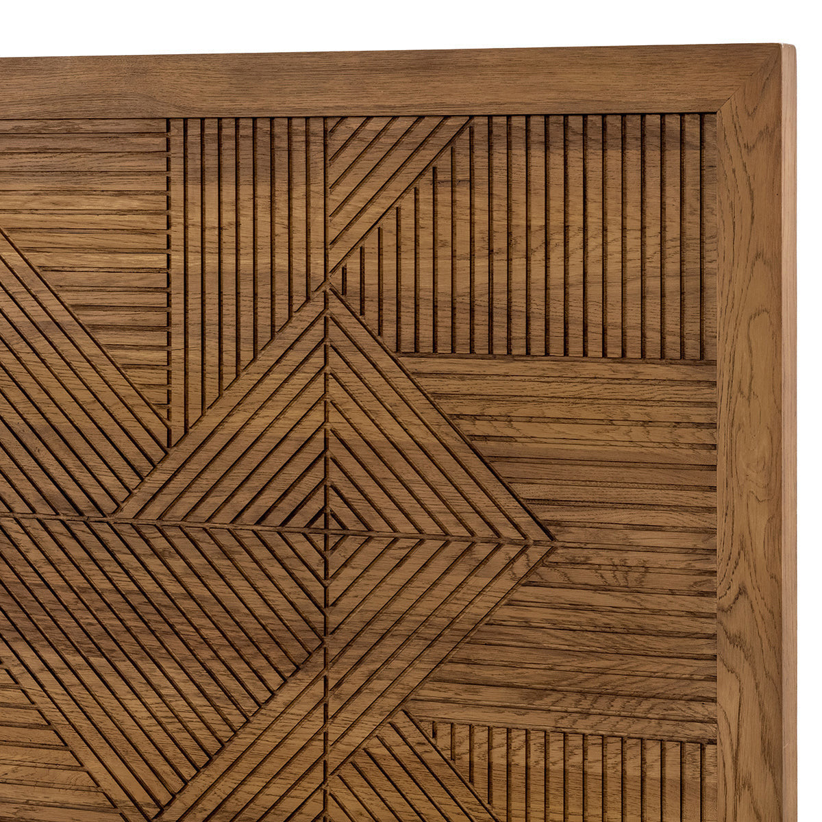 Santa Clara Solid Wood Bed - Caramel Brown - California King