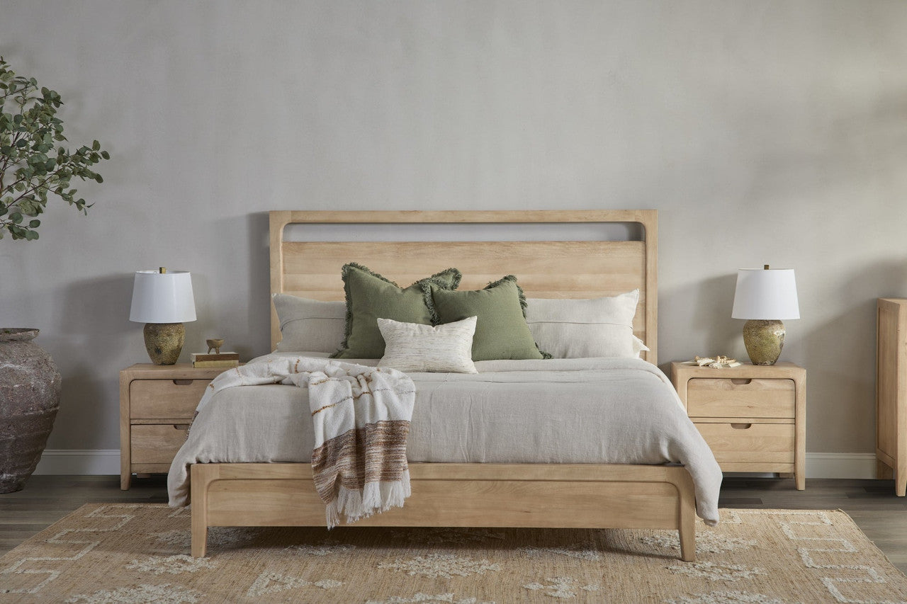 Laguna Solid Wood Bed - Queen