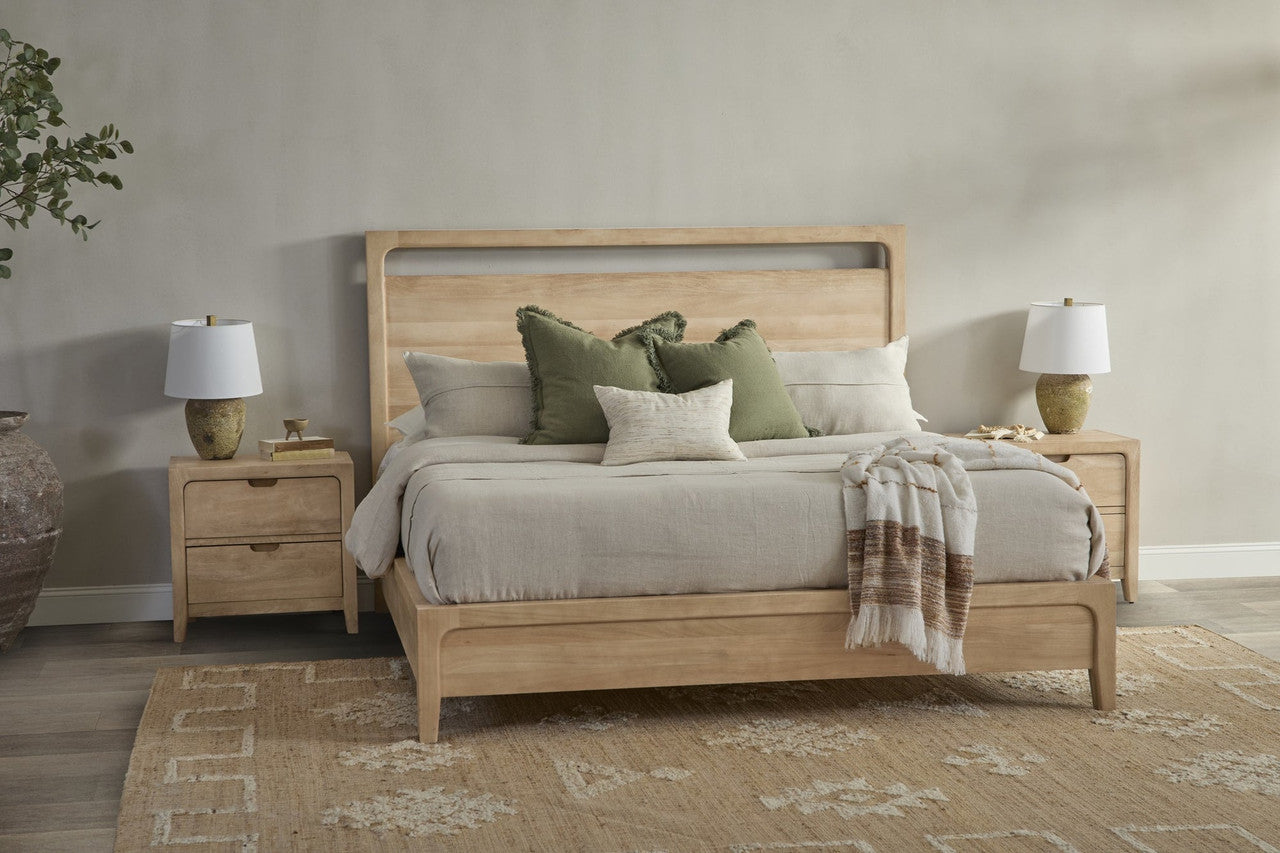 Laguna Solid Wood Bed - Queen