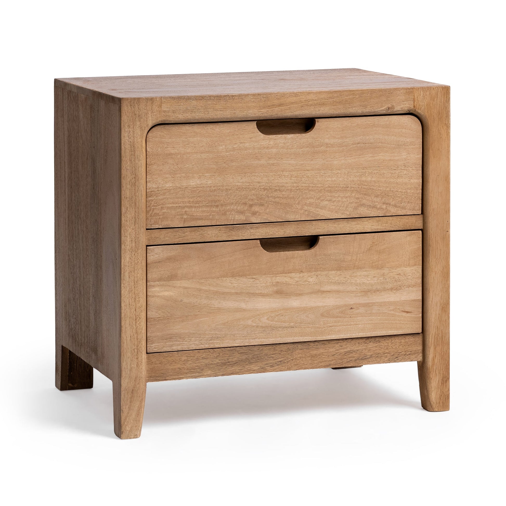 Laguna 2 Drawer Nightstand - Natural Maple