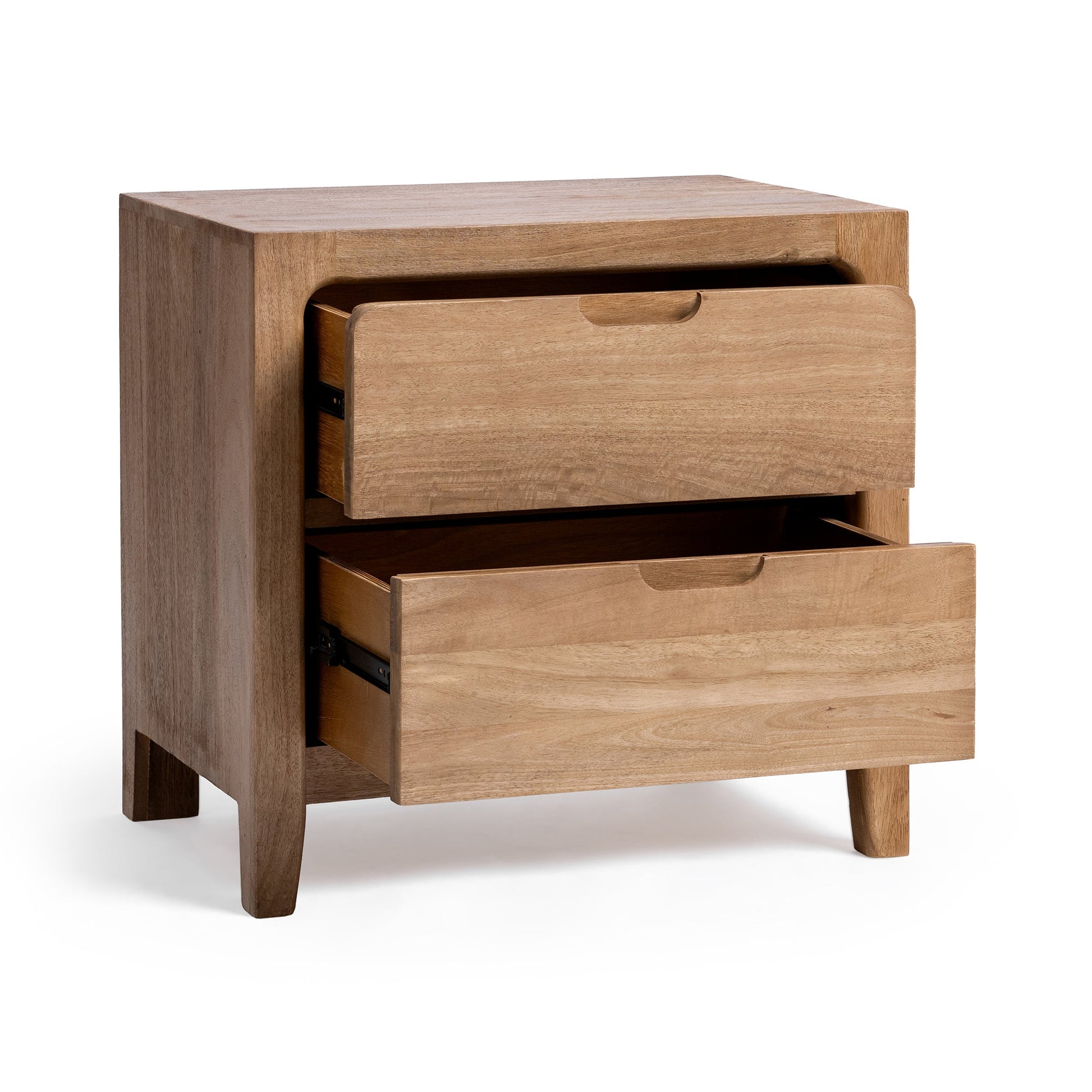 Laguna 2 Drawer Nightstand - Natural Maple