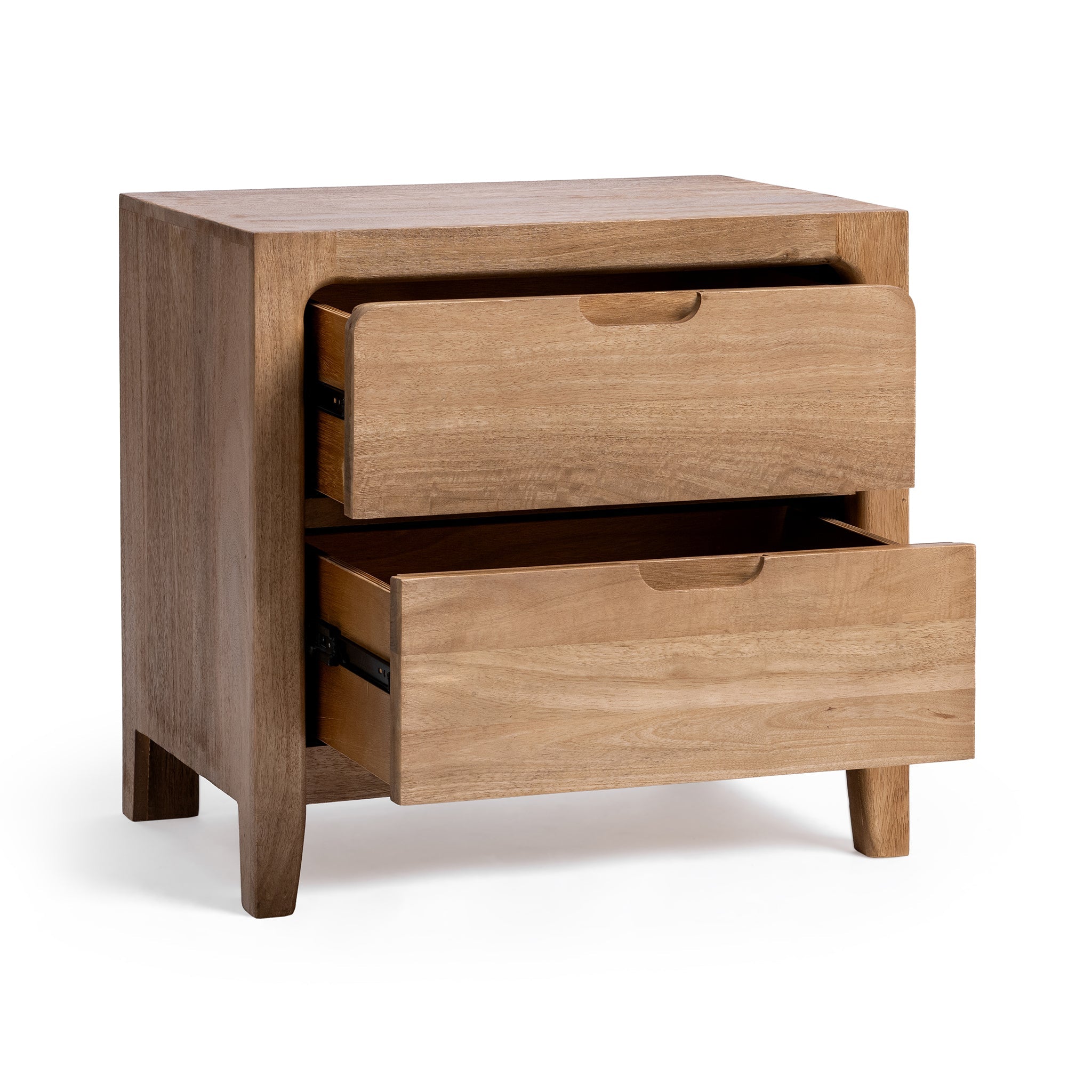 Laguna 2 Drawer Nightstand - Natural Maple