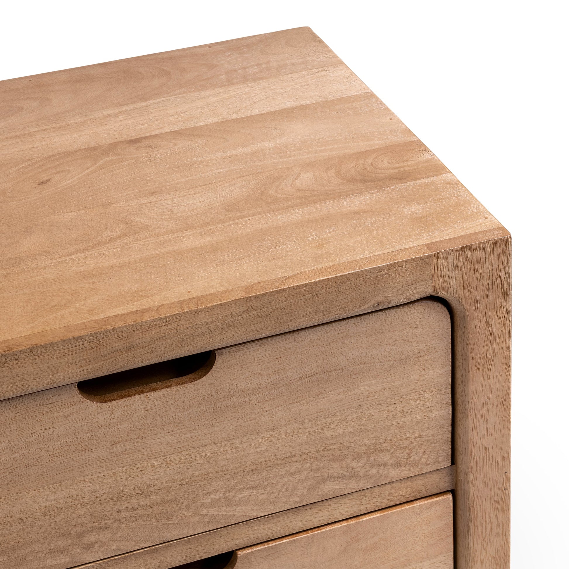 Laguna 2 Drawer Nightstand - Natural Maple