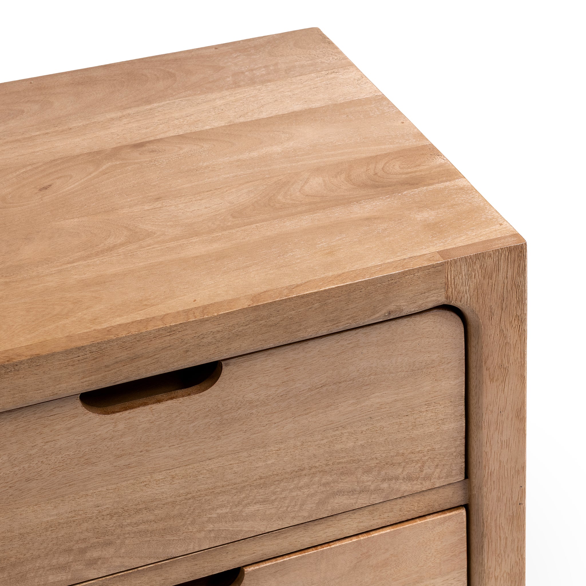 Laguna 2 Drawer Nightstand - Natural Maple