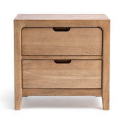 Laguna 2 Drawer Nightstand - Natural Maple