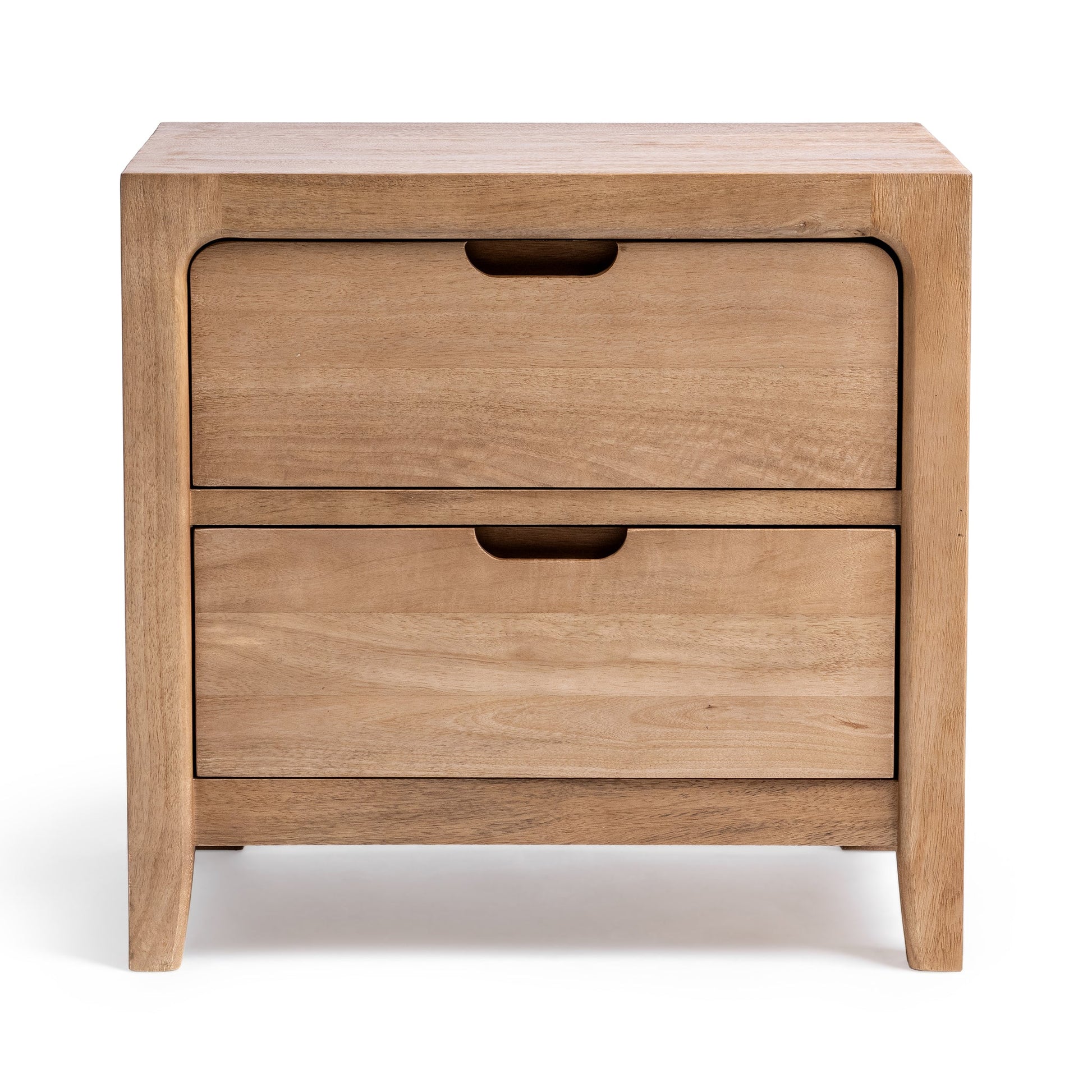 Laguna 2 Drawer Nightstand - Natural Maple