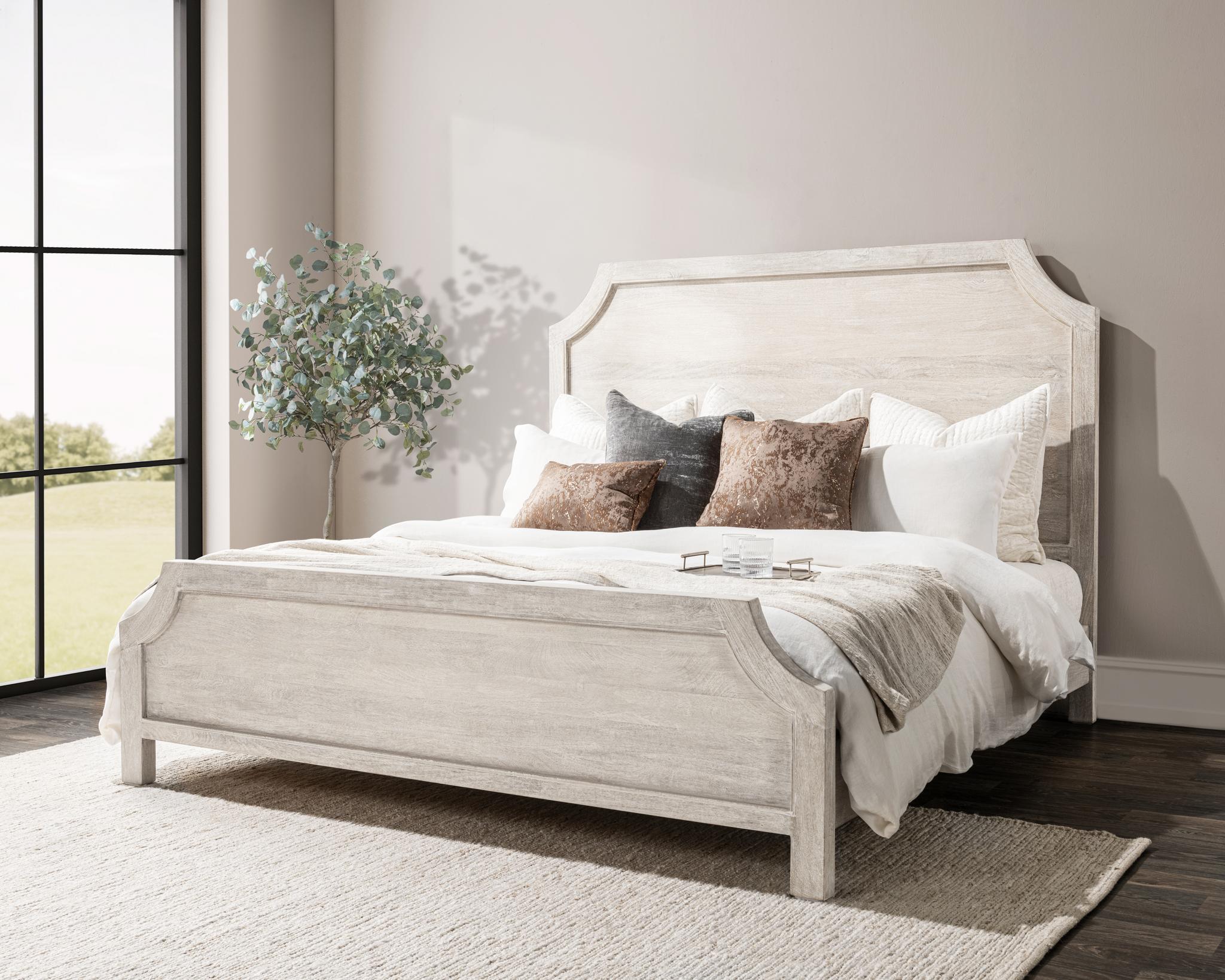 Westmont Bed - Creamwood - Eastern King