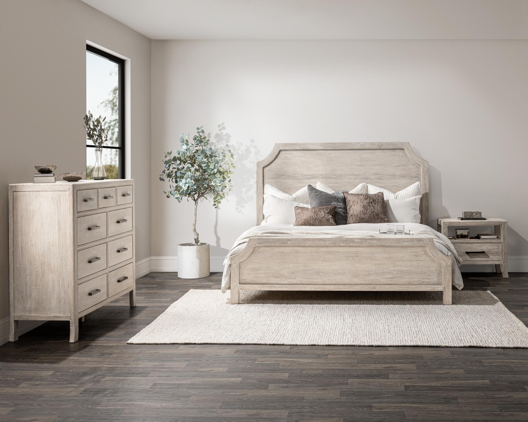 Westmont Bed - Creamwood - Eastern King