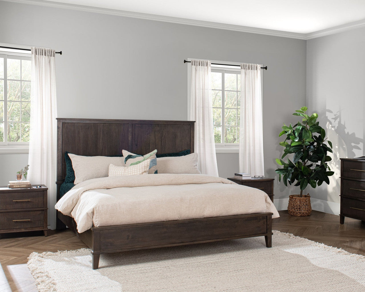 Westlake Solid Wood Bed - Queen