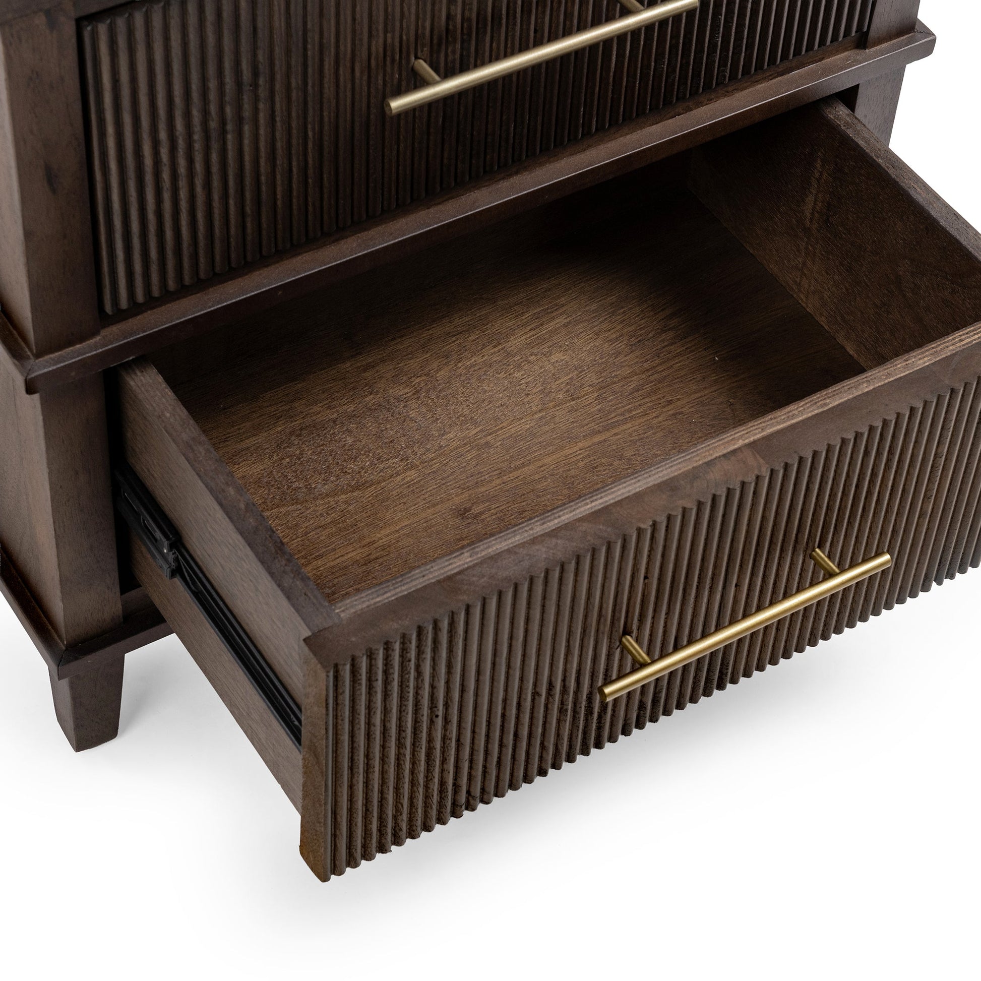 Westlake 2 Drawer Nightstand - Auburn Walnut