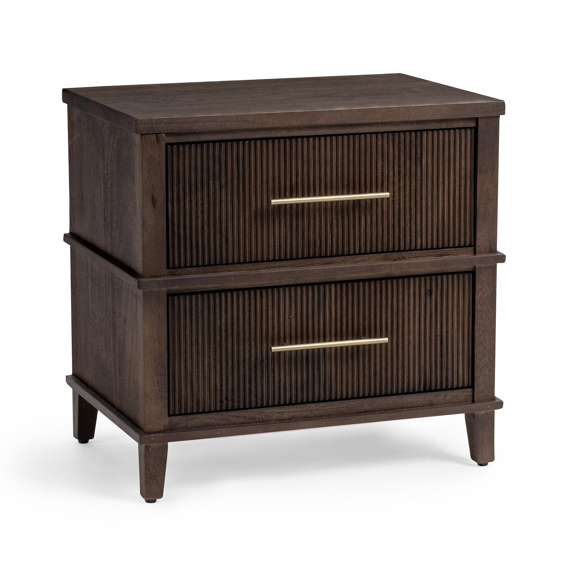 Westlake 2 Drawer Nightstand - Auburn Walnut