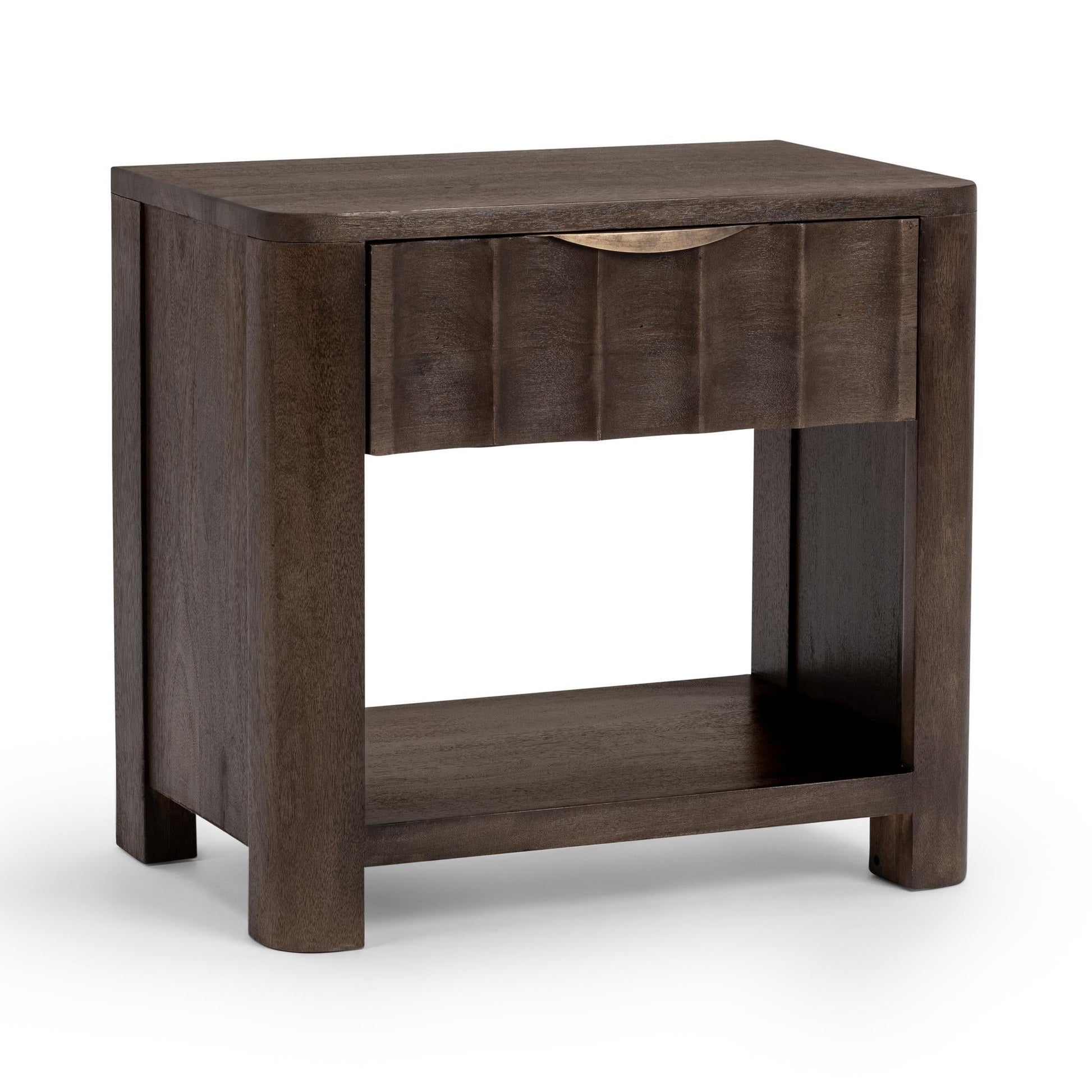 Baylee 1 Drawer Nightstand - Cocoa Brown