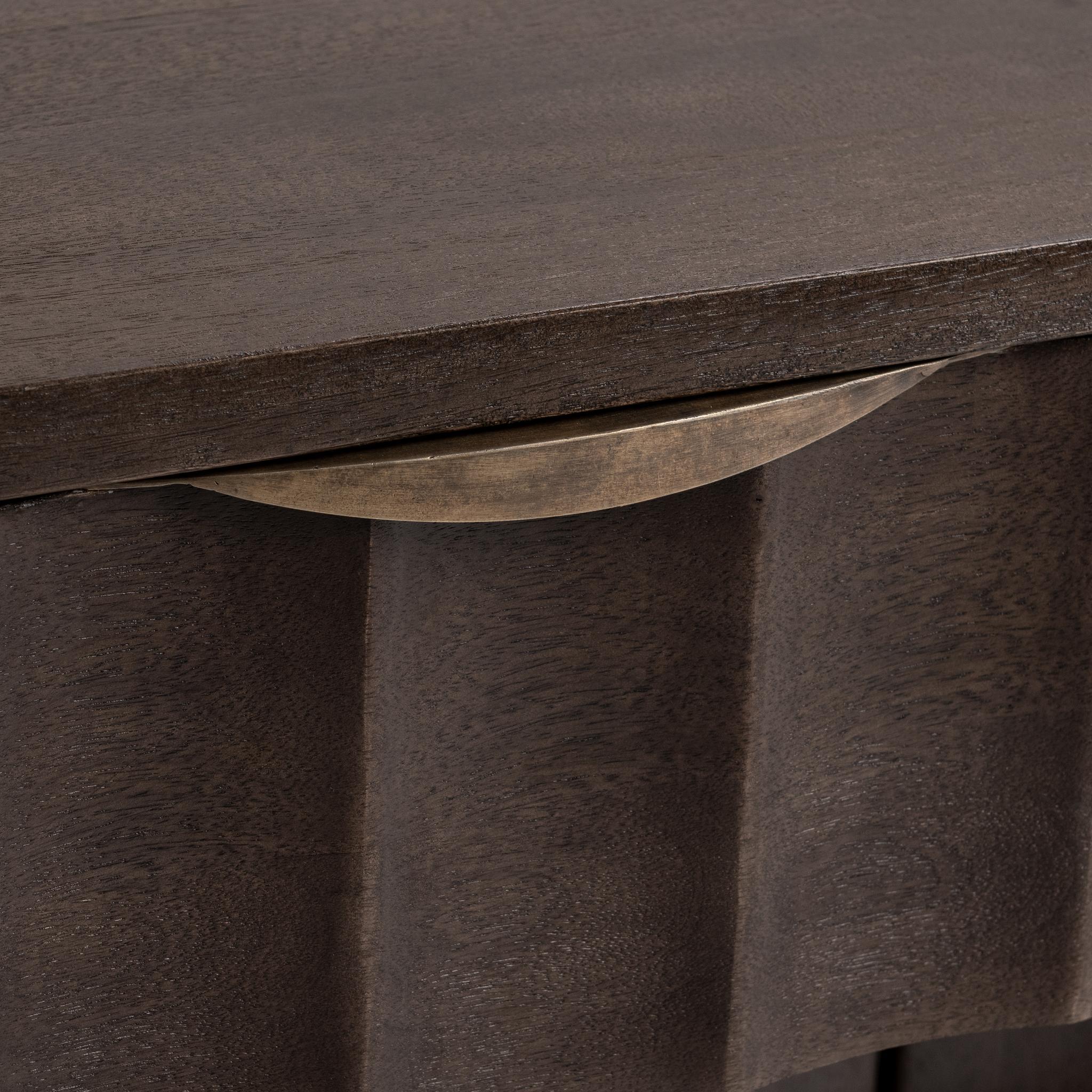 Baylee 1 Drawer Nightstand - Cocoa Brown