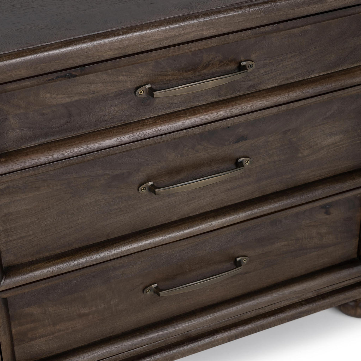 Brookside Nightstand - Cocoa Brown / 3 Drawer by Classic Home - view 6