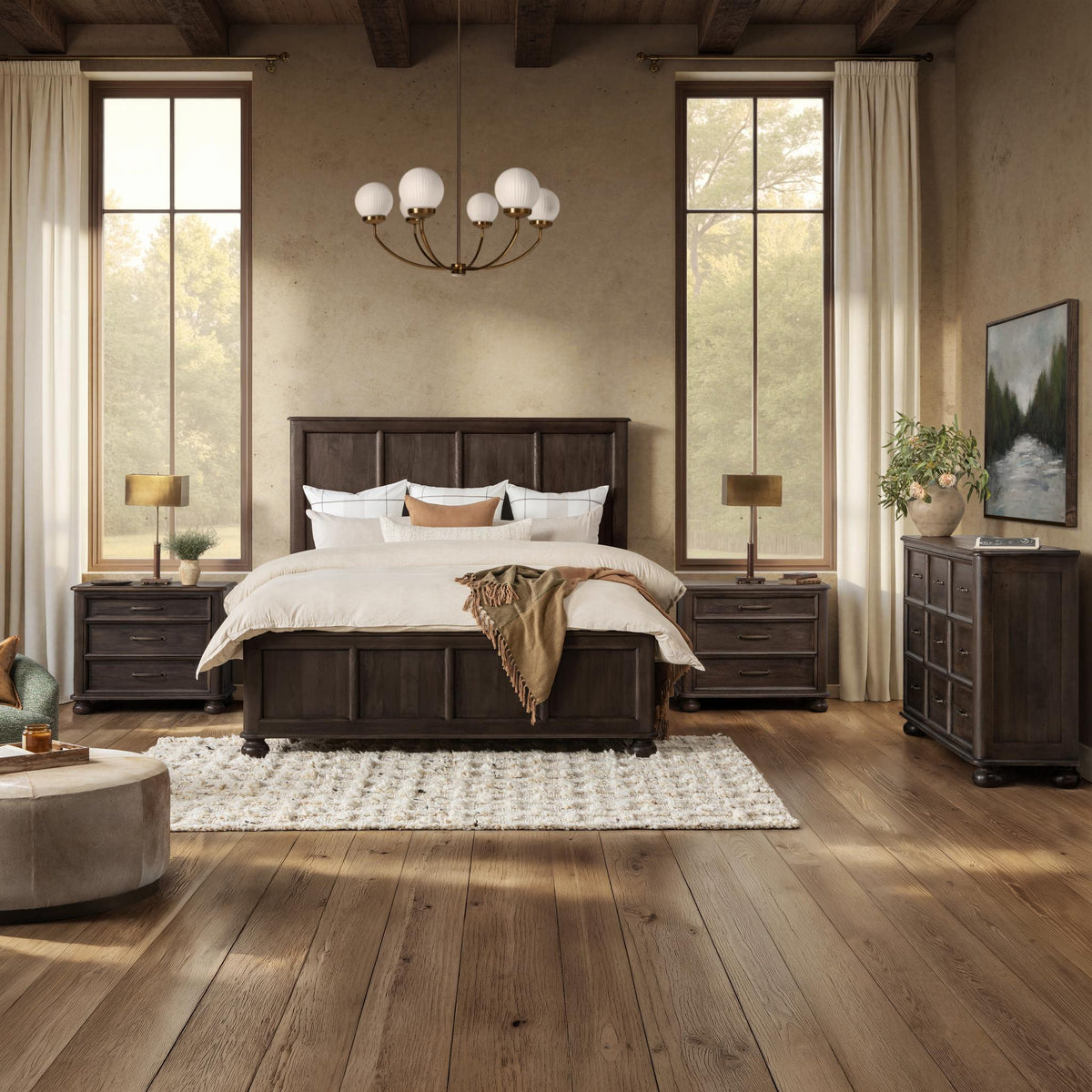 Brookside Bed - Cocoa Brown / Eastern King by Classic Home - view 8