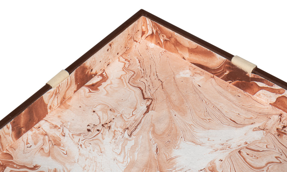 Ferrell Leather Holiday Boxes,S/3,Choco by Sarreid Ltd - view 9