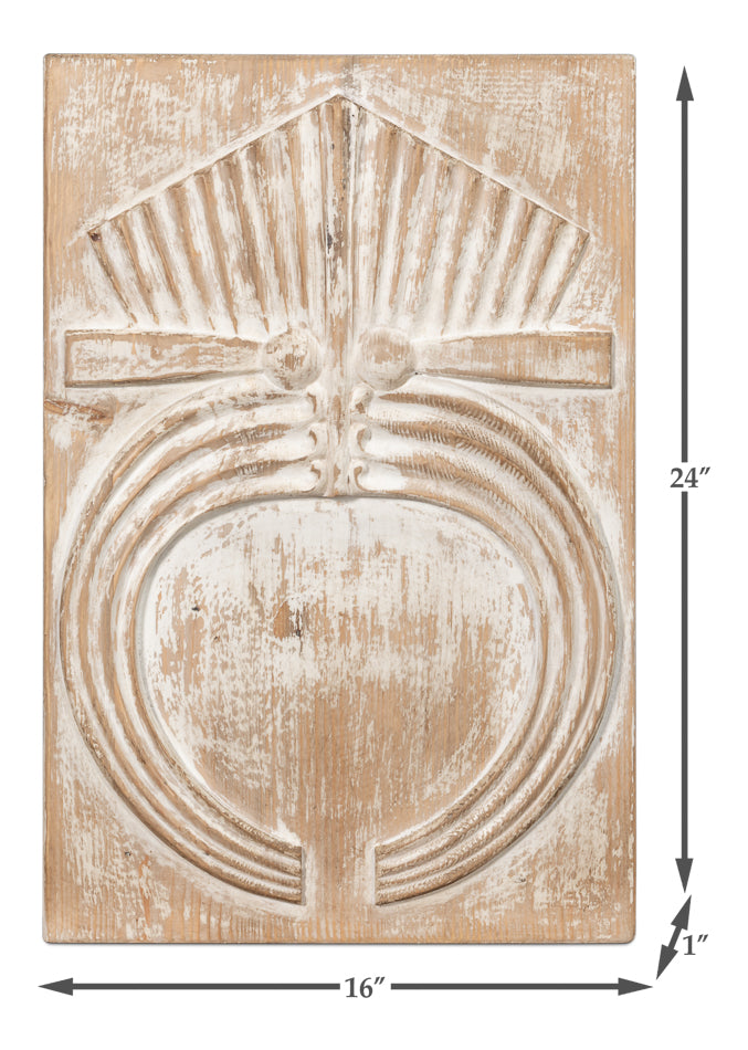 Rupert Carved Panel by Sarreid Ltd - view 7