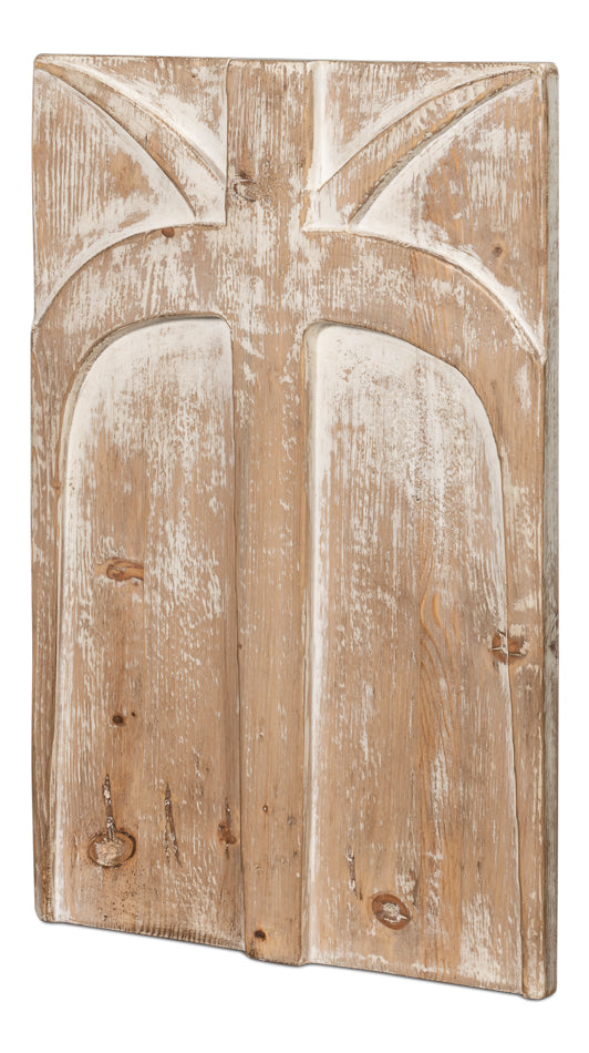 Ringo Carved Panel by Sarreid Ltd - view 2