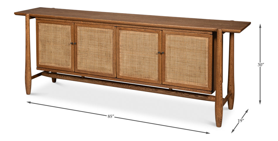Nido Sideboard, 4 Doors by Sarreid Ltd - view 7