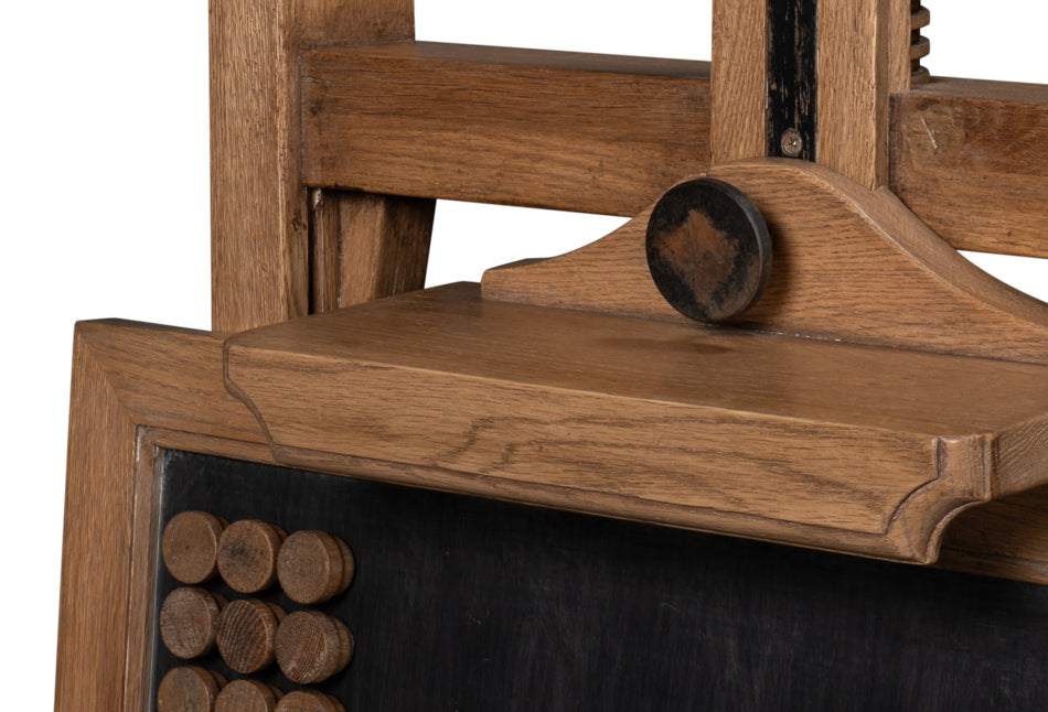 Haagen Adjustable Blackboard Easel by Sarreid Ltd - view 12