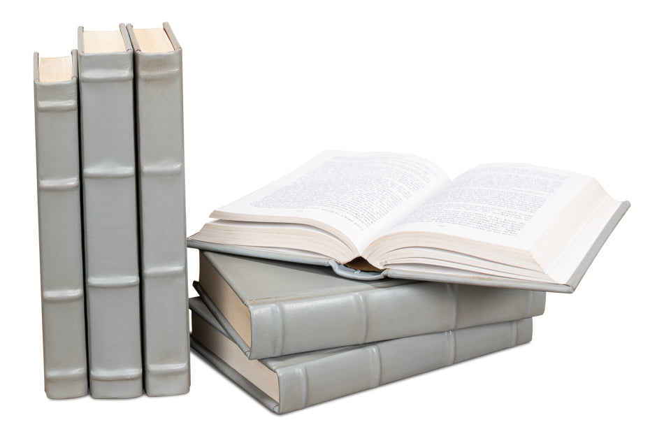 Books, Set Of 12, Antique Grey by Sarreid Ltd - view 6