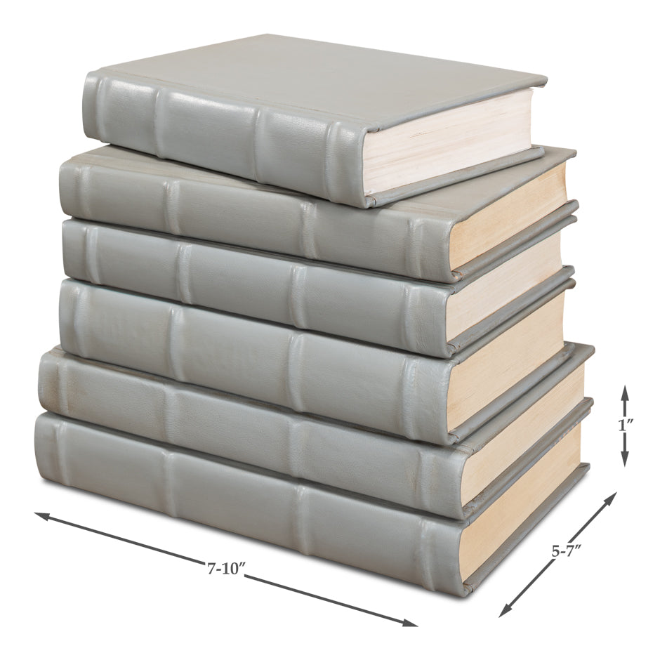 Books, Set Of 12, Antique Grey by Sarreid Ltd - view 7