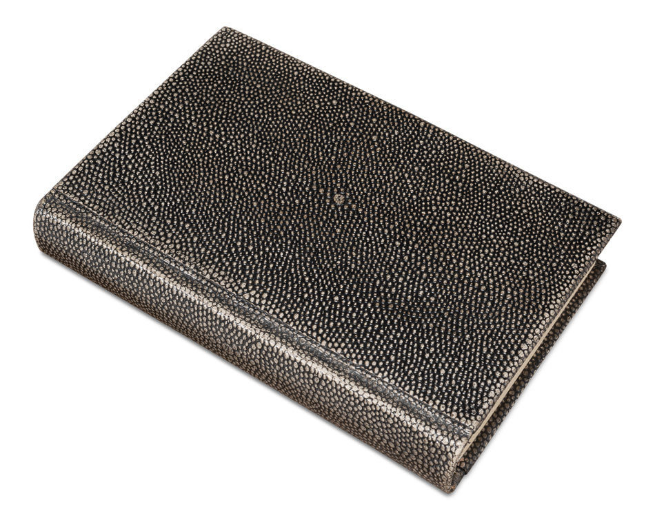 Shagreen Books, Set Of 12, Antique Grey by Sarreid Ltd - view 8