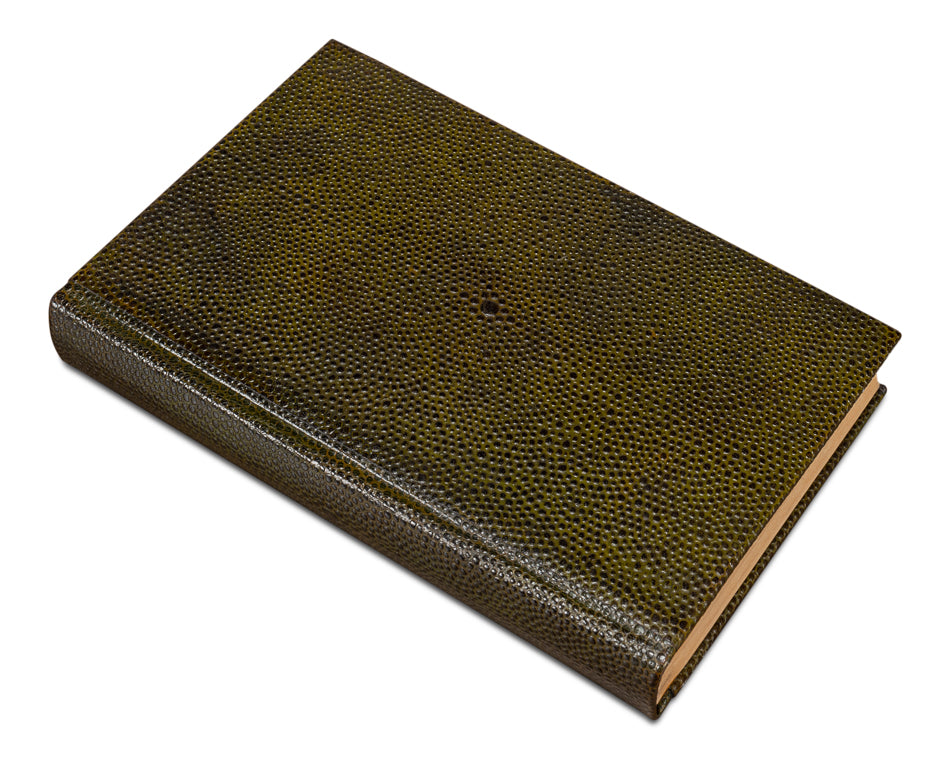 Shagreen Books, Set Of 12, Leaf by Sarreid Ltd - view 8