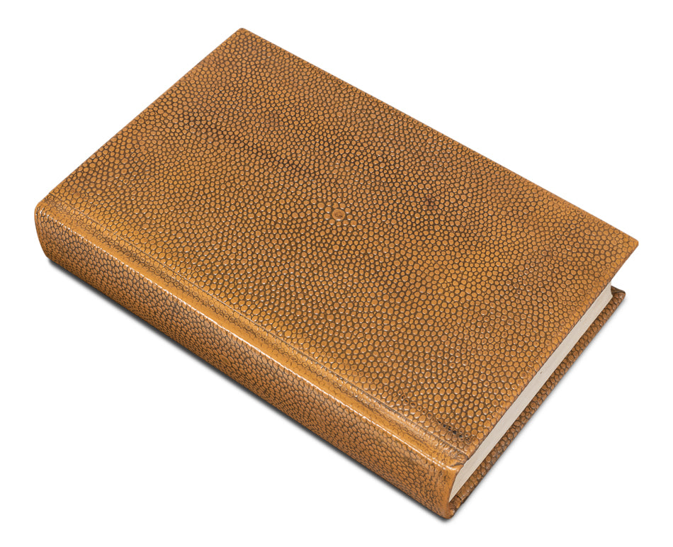 Shagreen Books, Set Of 12, Tawny Brown by Sarreid Ltd - view 8