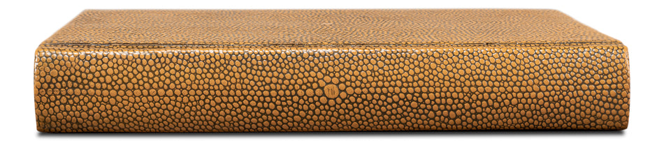 Shagreen Books, Set Of 12, Tawny Brown by Sarreid Ltd - view 10