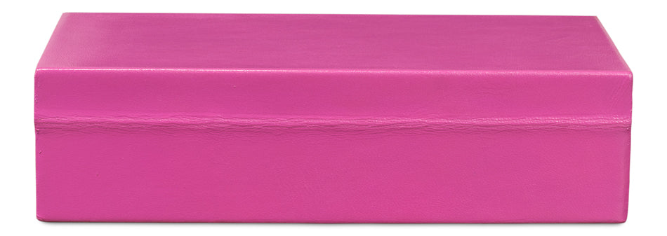 Gatsburg Shagreen Box, Pink, Set Of 2 by Sarreid Ltd - view 8