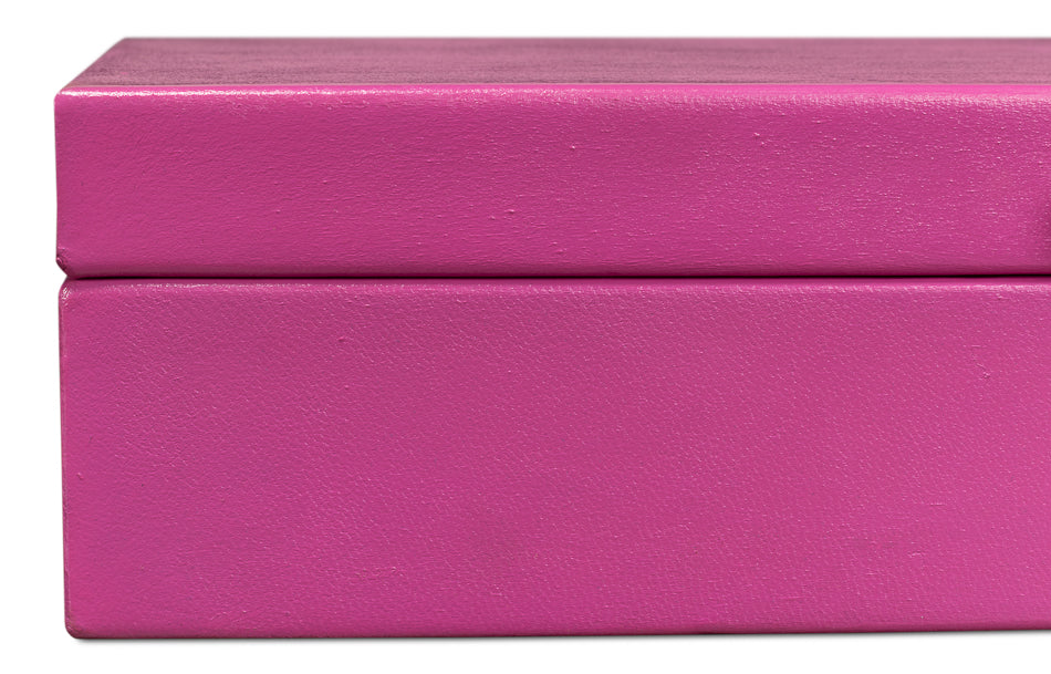 Gatsburg Shagreen Box, Pink, Set Of 2 by Sarreid Ltd - view 10