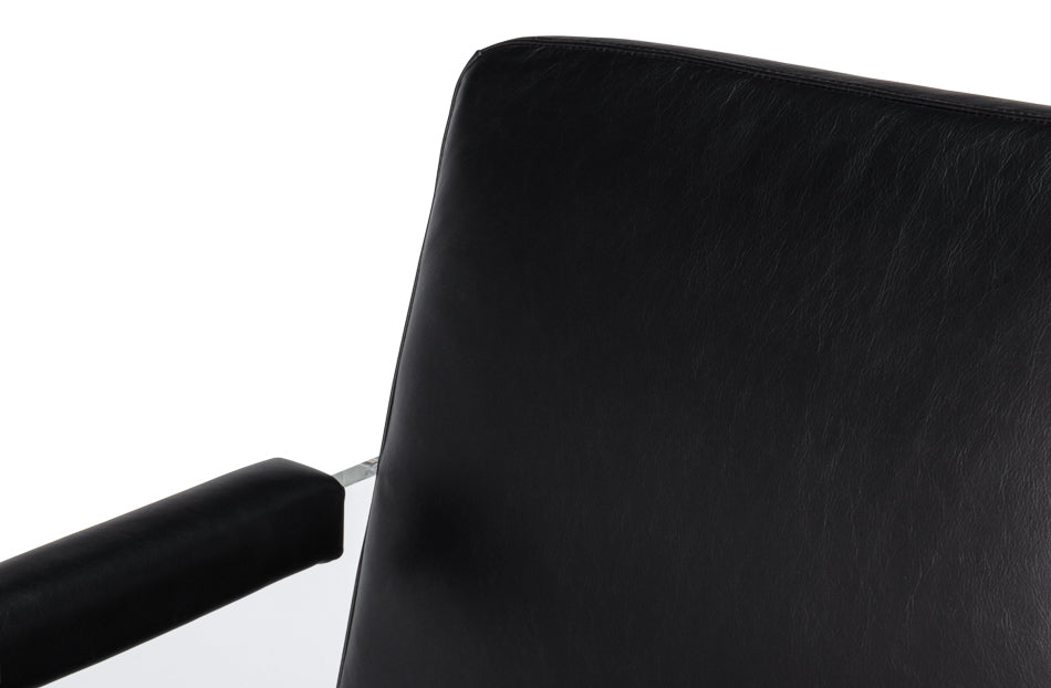 Holloway Armchair, Onyx Black by Sarreid Ltd - view 10