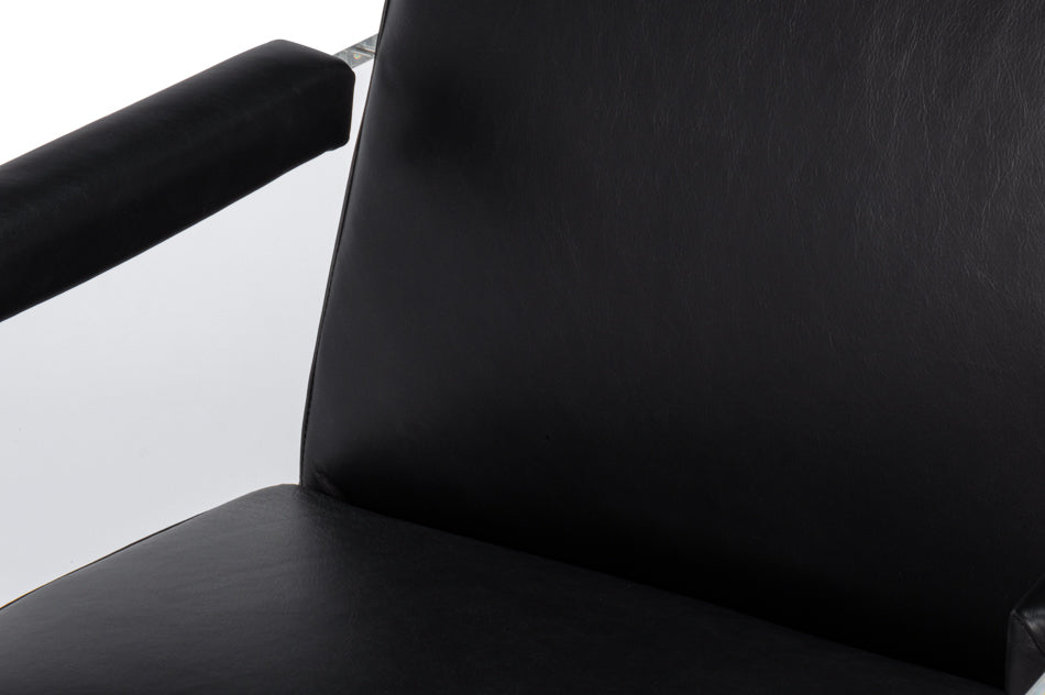 Holloway Armchair, Onyx Black by Sarreid Ltd - view 11