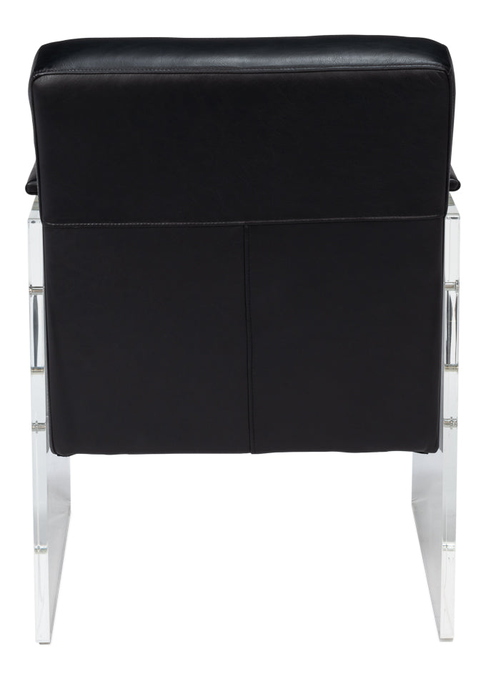 Holloway Armchair, Onyx Black by Sarreid Ltd - view 4