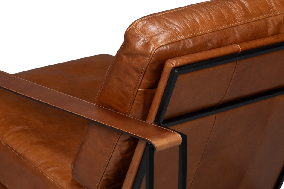 Oryan Chair, Havana Brown by Sarreid Ltd - view 8