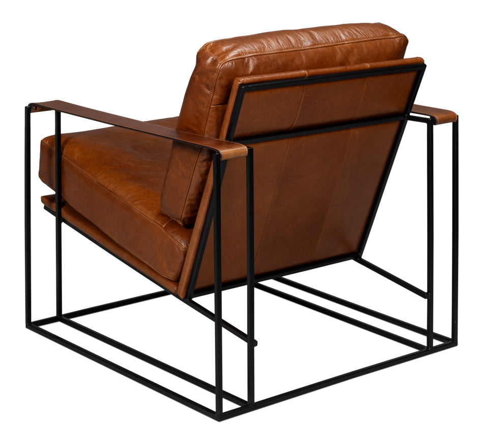 Oryan Chair, Havana Brown by Sarreid Ltd - view 5