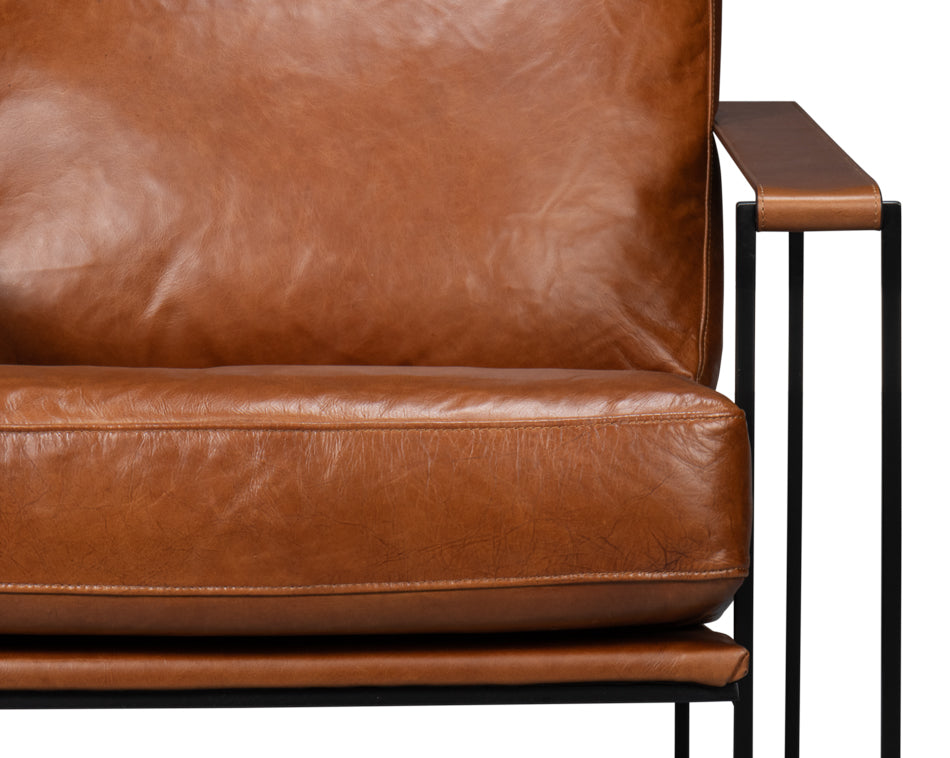 Oryan Chair, Havana Brown by Sarreid Ltd - view 6