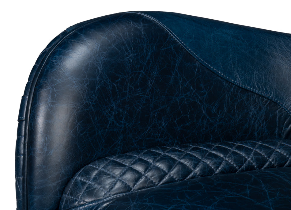 Hera Arm Chair, Chateau Blue by Sarreid Ltd - view 6